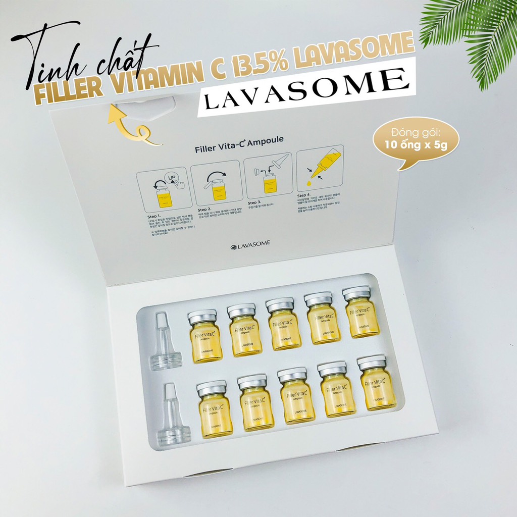 Tinh chất Filler Vitamin C 13.5% LAVASOME 10 ống 5g - K - Cosmetics